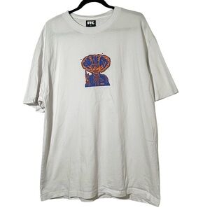 FTC For The City White 100% Cotton Short Sleeve T Shirt Tee XL